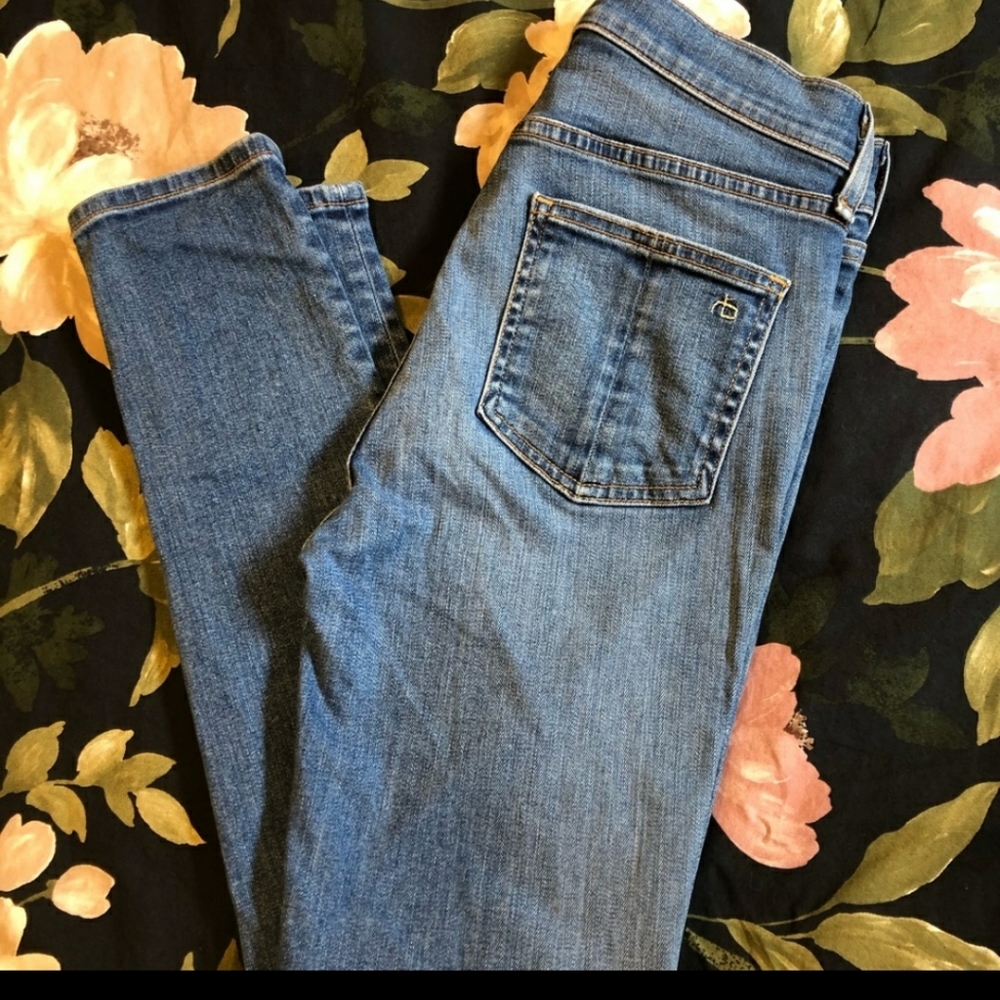 Rag & Bone High Rise Ankle Skinny